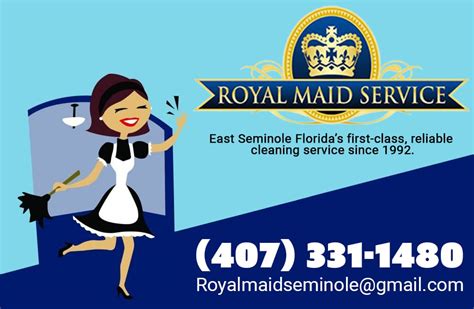 Royal maid service oviedo  If I make a special request, they will take care of it without hesitation